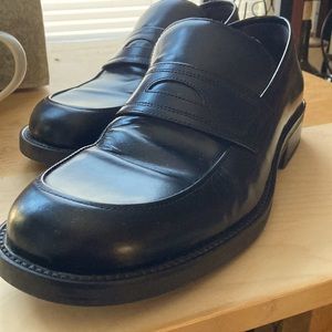 All Black Mens 11 Bass Loafers